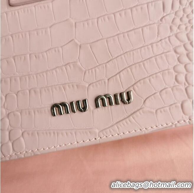 New Product miu miu Matelasse Nappa Leather mini Shoulder Bag 5ED084 pink