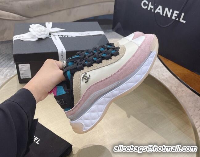 Low Price Chanel Suede Sneakers 061012 Beige 2021