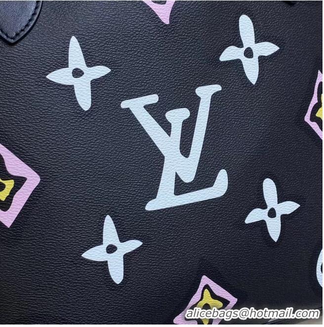 Buy Discount Louis Vuitton Monogram Canvas Neverfull MM M45818 Black