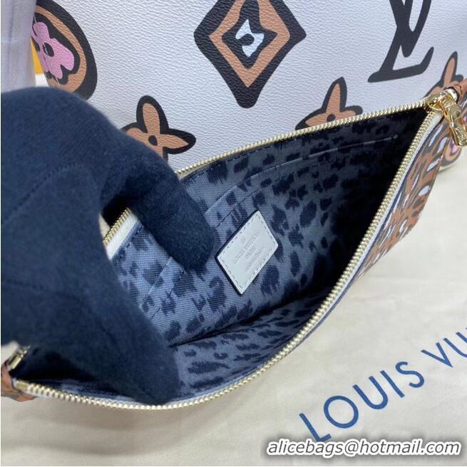 Promotional Louis Vuitton Monogram Canvas Neverfull MM M45818 White