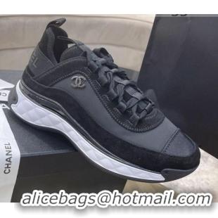 Grade Design Chanel Suede Sneakers 061012 Black 2021