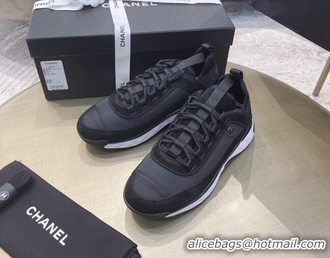 Grade Design Chanel Suede Sneakers 061012 Black 2021