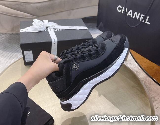 Grade Design Chanel Suede Sneakers 061012 Black 2021