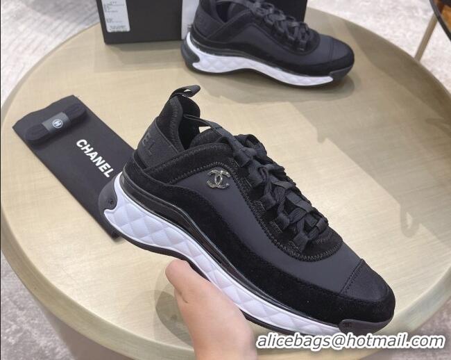 Grade Design Chanel Suede Sneakers 061012 Black 2021