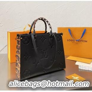 New Stylish Louis Vuitton ONTHEGO Monogram MM M45889 Leopard Black