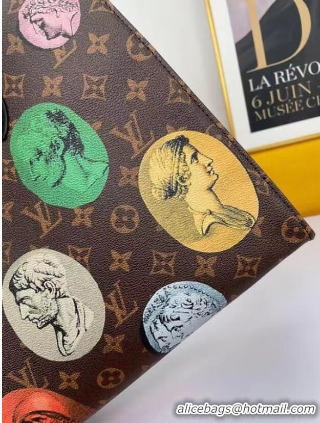 Elegant Louis Vuitton ONTHEGO Monogram Cameo printed canvas MM M59245