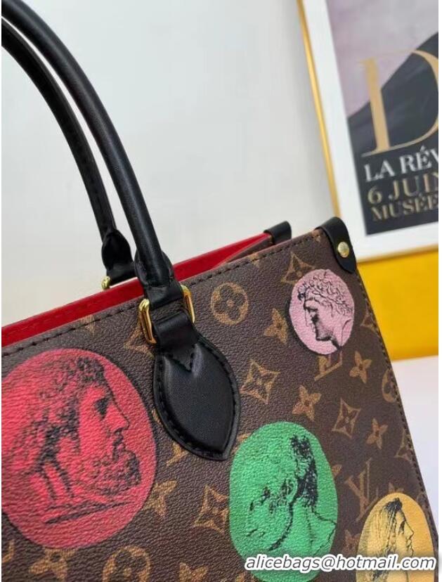 Elegant Louis Vuitton ONTHEGO Monogram Cameo printed canvas MM M59245