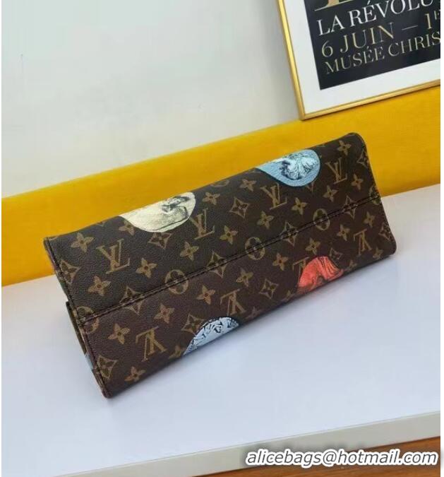 Elegant Louis Vuitton ONTHEGO Monogram Cameo printed canvas MM M59245