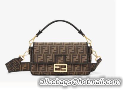 Cheapest Fendi BAGUETTE Brown fabric bag 8BR600A6