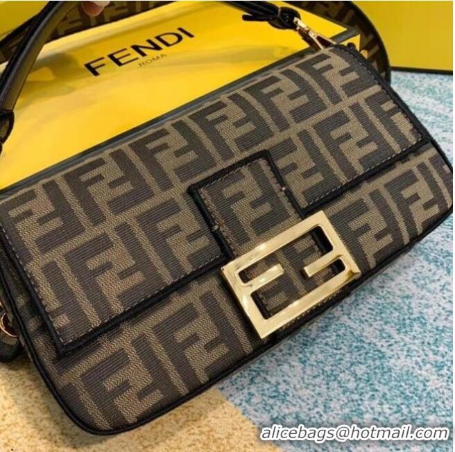 Cheapest Fendi BAGUETTE Brown fabric bag 8BR600A6