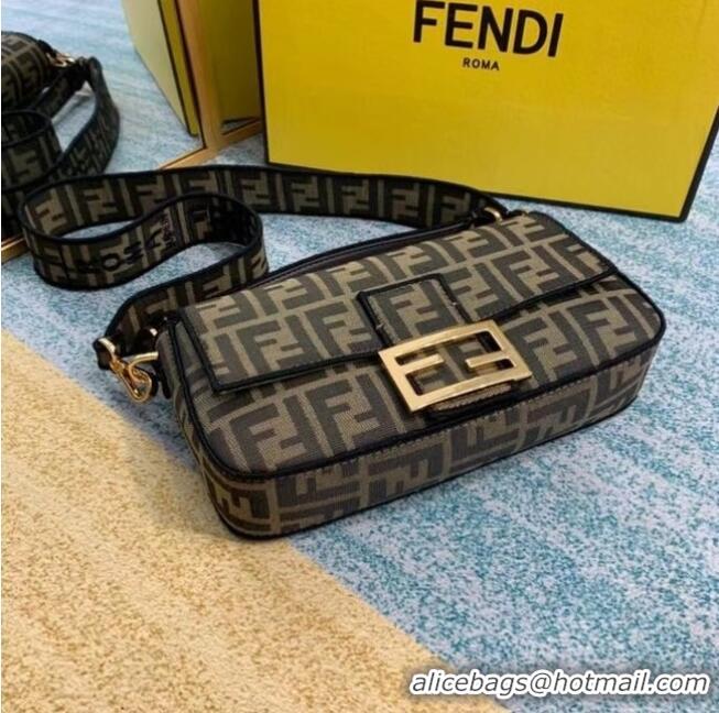 Cheapest Fendi BAGUETTE Brown fabric bag 8BR600A6