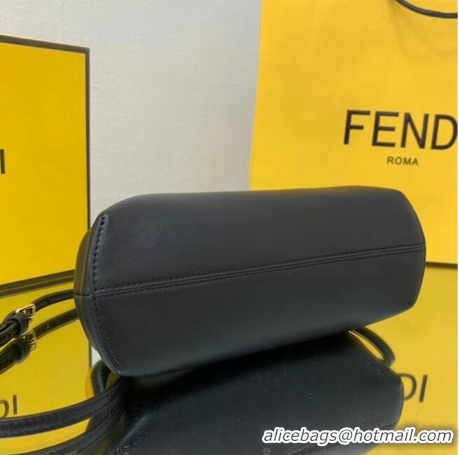 Pretty Style FENDI FIRST SMALL Black leather bag 8BP129A