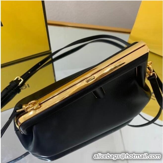 Pretty Style FENDI FIRST SMALL Black leather bag 8BP129A