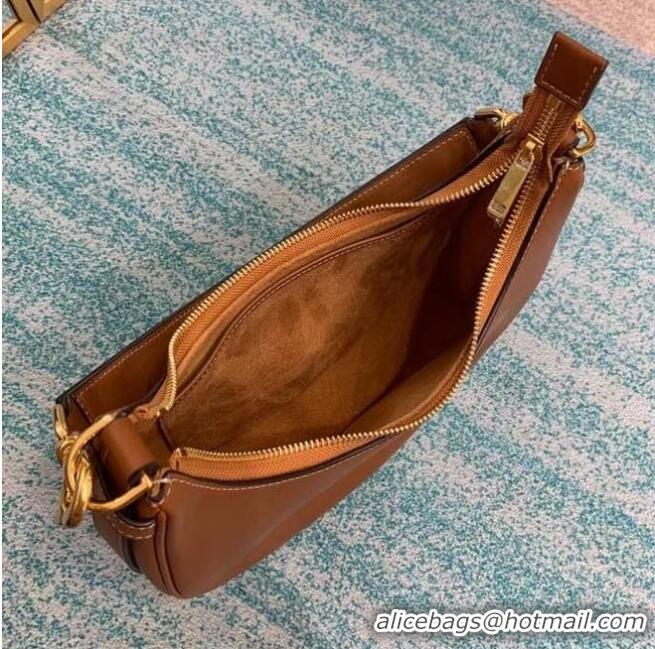 Super Quality Celine MEDIUM STRAP AVA BAG IN SMOOTH CALFSKIN 196923 TAN