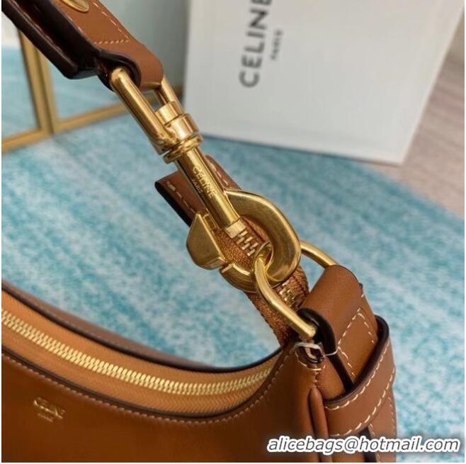 Super Quality Celine MEDIUM STRAP AVA BAG IN SMOOTH CALFSKIN 196923 TAN