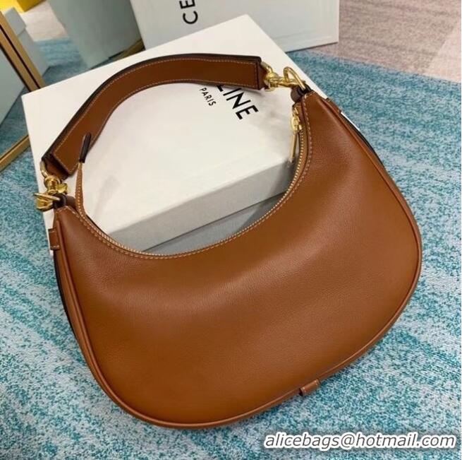 Super Quality Celine MEDIUM STRAP AVA BAG IN SMOOTH CALFSKIN 196923 TAN