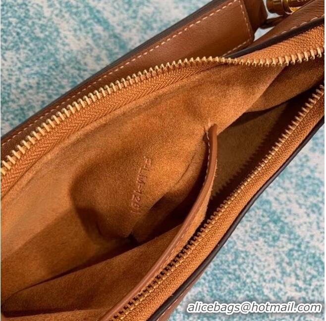 Super Quality Celine MEDIUM STRAP AVA BAG IN SMOOTH CALFSKIN 196923 TAN