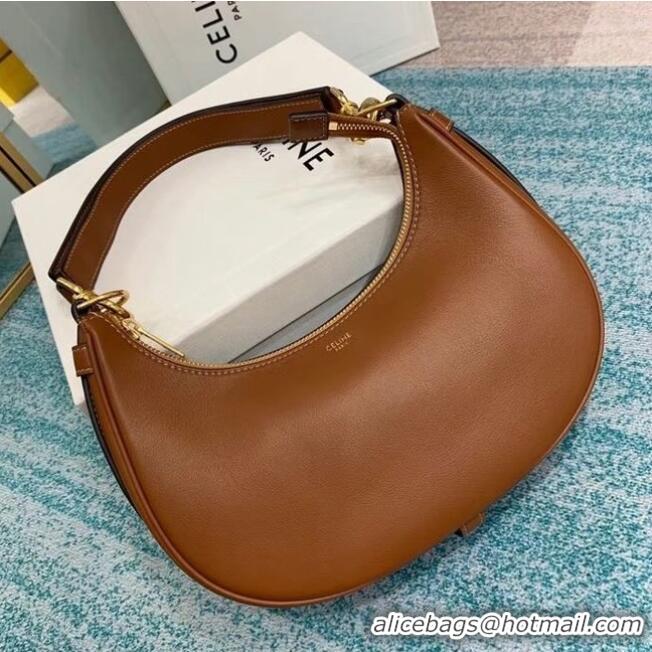 Super Quality Celine MEDIUM STRAP AVA BAG IN SMOOTH CALFSKIN 196923 TAN