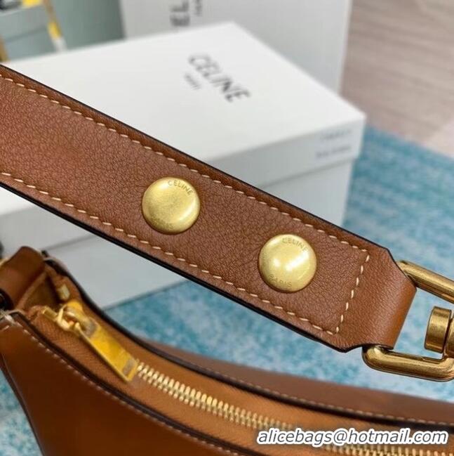 Super Quality Celine MEDIUM STRAP AVA BAG IN SMOOTH CALFSKIN 196923 TAN