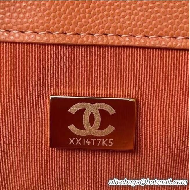 Top Quality Chanel Flap Shoulder Bag Original leather AS2711 orange