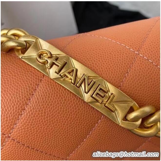 Top Quality Chanel Flap Shoulder Bag Original leather AS2711 orange