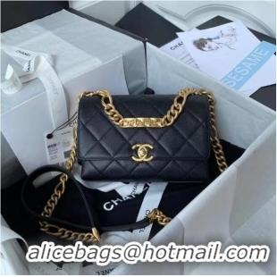 Unique Discount Chanel Flap Shoulder Bag Original leather AS2711 black