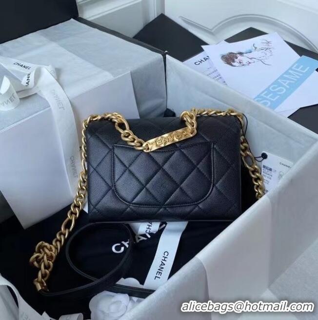 Unique Discount Chanel Flap Shoulder Bag Original leather AS2711 black