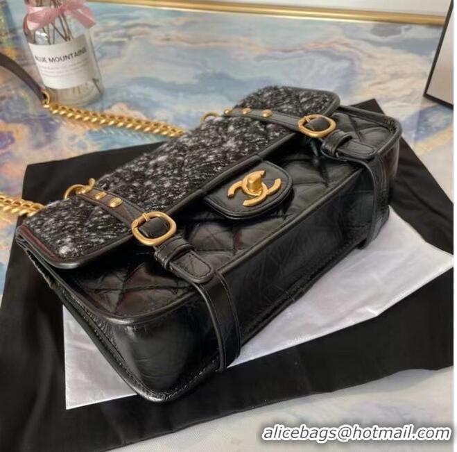 Wholesale Discount Chanel FLAP BAG AS2696 black