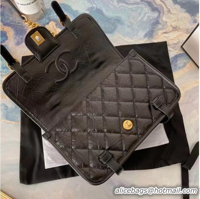 Wholesale Discount Chanel FLAP BAG AS2696 black