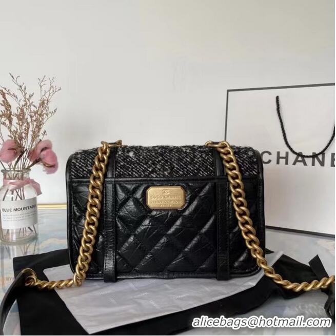 Wholesale Discount Chanel FLAP BAG AS2696 black