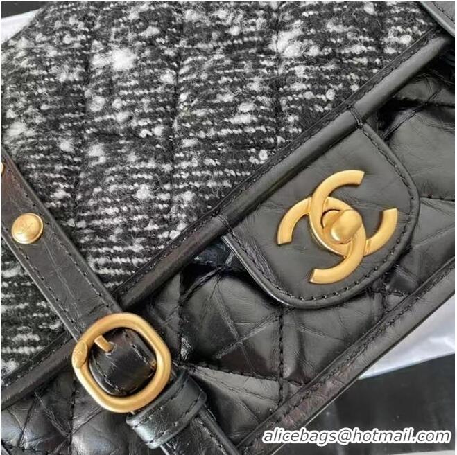 Wholesale Discount Chanel FLAP BAG AS2696 black