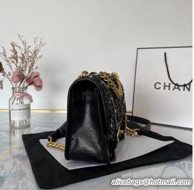 Wholesale Discount Chanel FLAP BAG AS2696 black