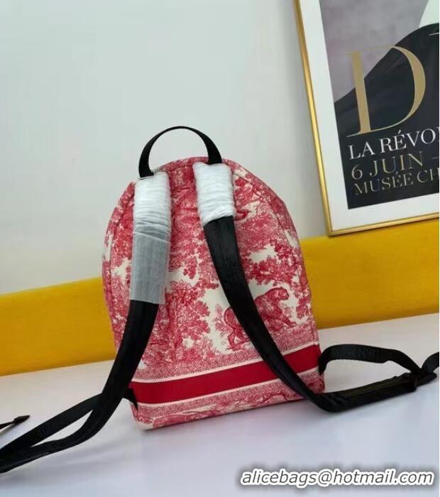 Famous Brand DIOR SMALL DIORTRAVEL BACKPACK M6108 red