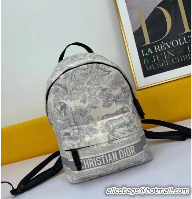 New Fashion DIOR SMALL DIORTRAVEL BACKPACK M6108 grey