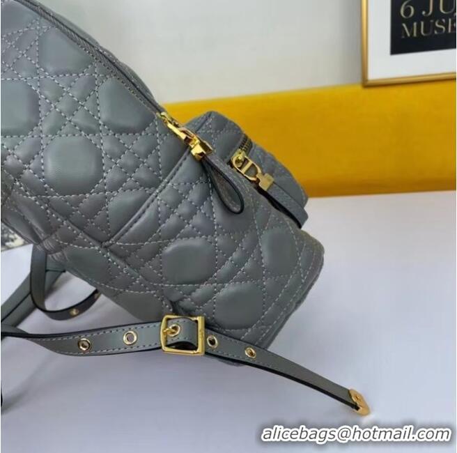 Market Sells SMALL DIOR BACKPACK Cannage Lambskin M9222U grey