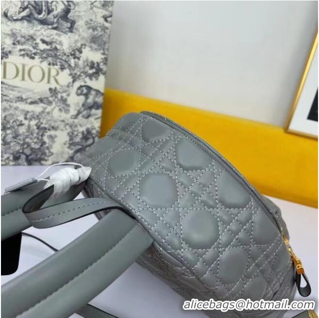 Market Sells SMALL DIOR BACKPACK Cannage Lambskin M9222U grey