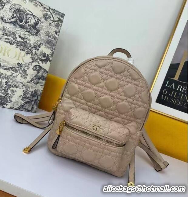 Buy Discount SMALL DIOR BACKPACK Cannage Lambskin M9222U light pink