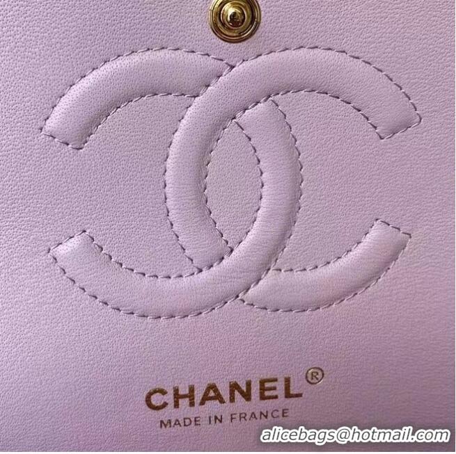 Stylish Inexpensive Chanel classic handbag Lambskin & gold Metal A01112 pink