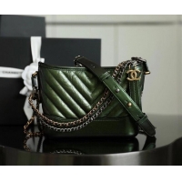 Unique Discount Chanel Gabrielle hobo bag A93824 Green