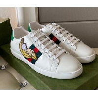 Fashion Bananya x Gucci Ace Sneaker 0510111 White 2021