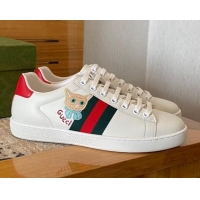 Purchase Gucci Ace Sneaker with Cat 0510112 White 2021