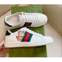 Good Taste Doraemon x Gucci Ace Sneaker 510114 White 2021