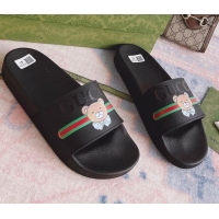 Trendy Design Kai x Gucci Flat Slide Sandal 0510124 Black 