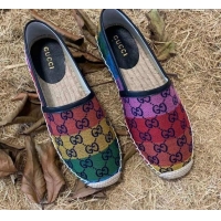 Pretty Style Gucci GG Multicolor Canvas Espadrilles Multico 070905