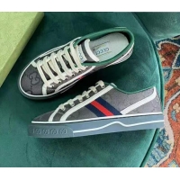 Best Design Gucci GG Gucci Tennis 1977 Sneaker 716099 Grey/Green 2021