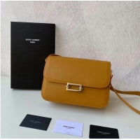 Promotional Yves Saint Laurent Calf leather cross-body bag Y357624 MUSTARD