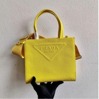 Good Product Prada Drill tote bag 1BG382 yellow