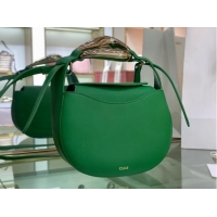 Good Quality Chloe Original Calfskin Leather Bag 3S1350 green