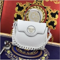 Famous Brand Versace Original medium Calfskin Leather Bag FS1041 white