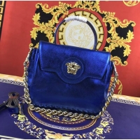 Buy Fashionable Versace Original medium Calfskin Leather Bag FS1041 blue